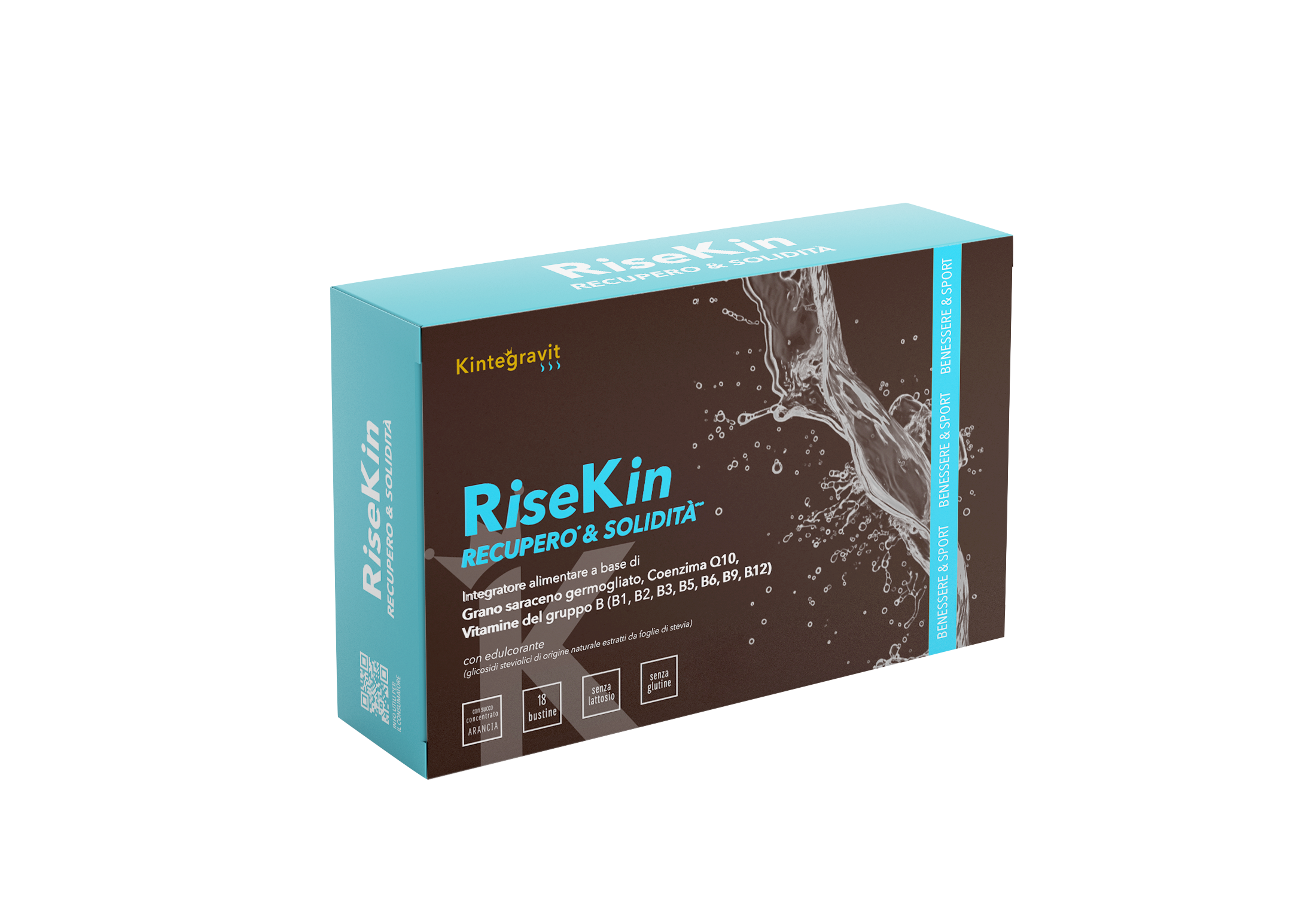 Sitar Kintegravit RiseKin bustine 18 pz recupero arancia