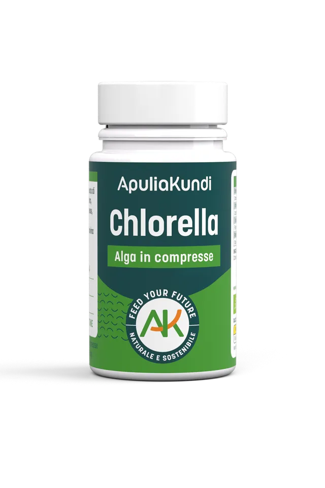 Apuliakundi Chlorella BIO compresse 60g con clorofilla