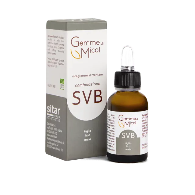 Sitar Gemme di Micol SVB gocce 30 ml tiglio fico melo