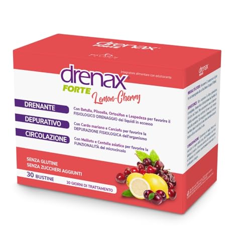 Drenax Forte Lemon Cherry drenante 30 bustine depurativo