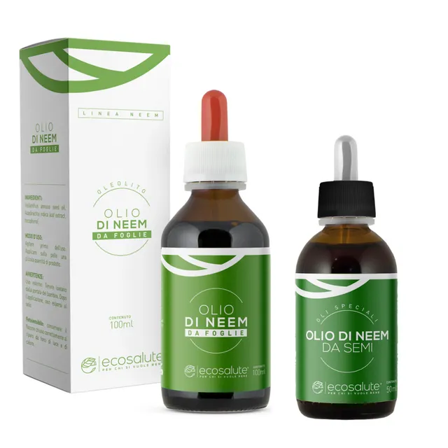 Spazio Ecosalute Set Olio Neem foglie+semi pelle