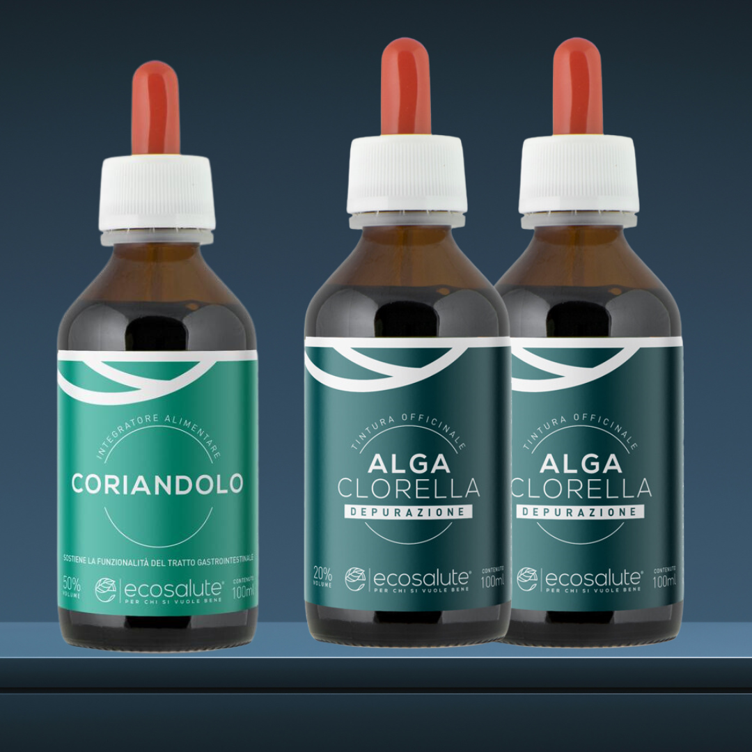 Spazio Ecosalute Chela Kit tinture clorella coriandolo