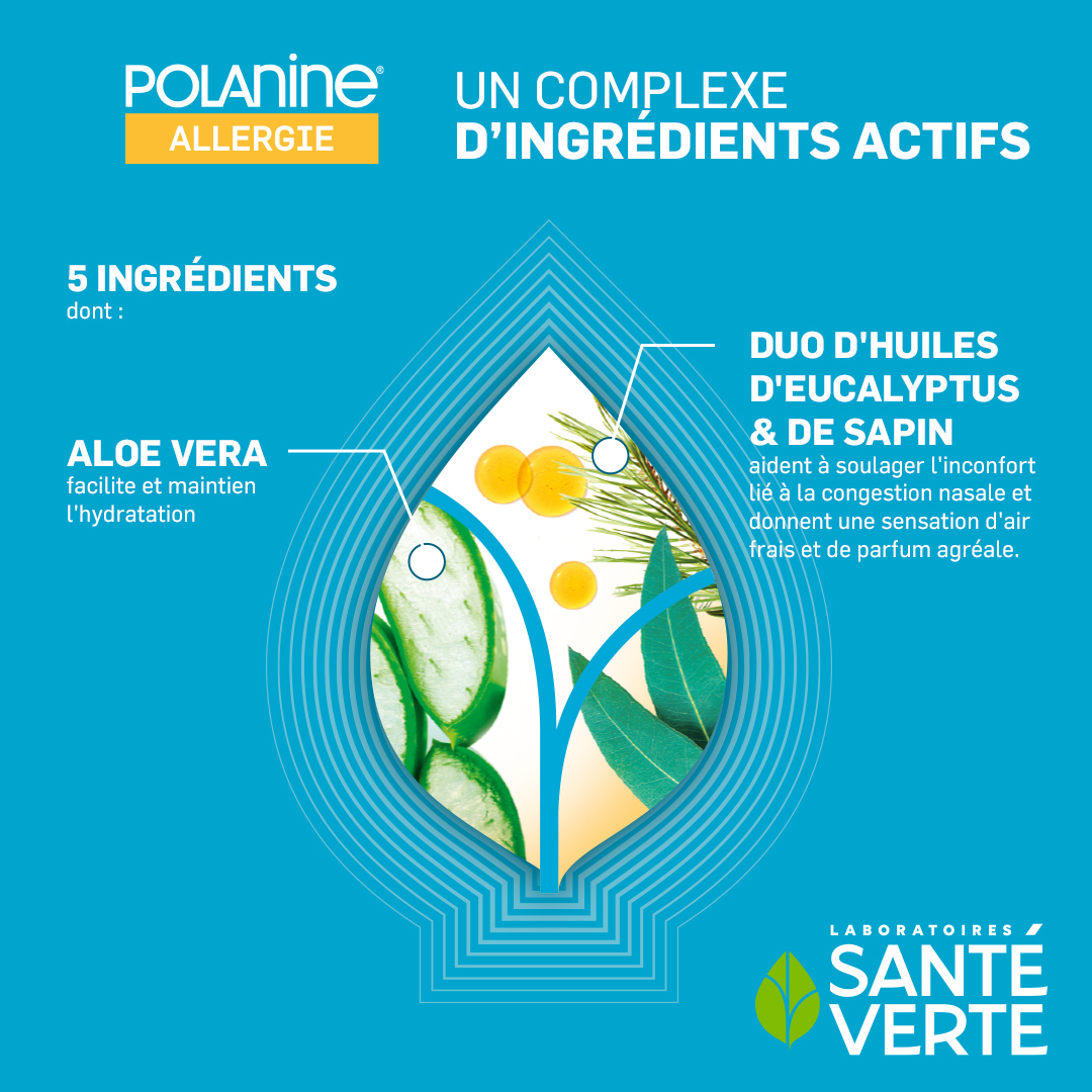 Santé Verte Polanine Spray Nasale Allergia Aloe 20 ml