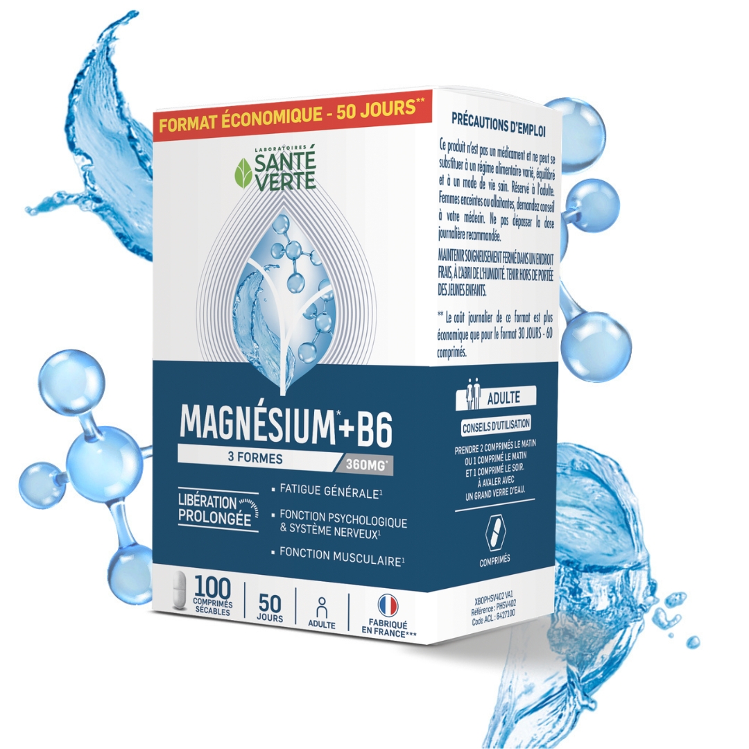Sante Verte Ingrédients Experts Magnésium + B6 integratore 100 compresse