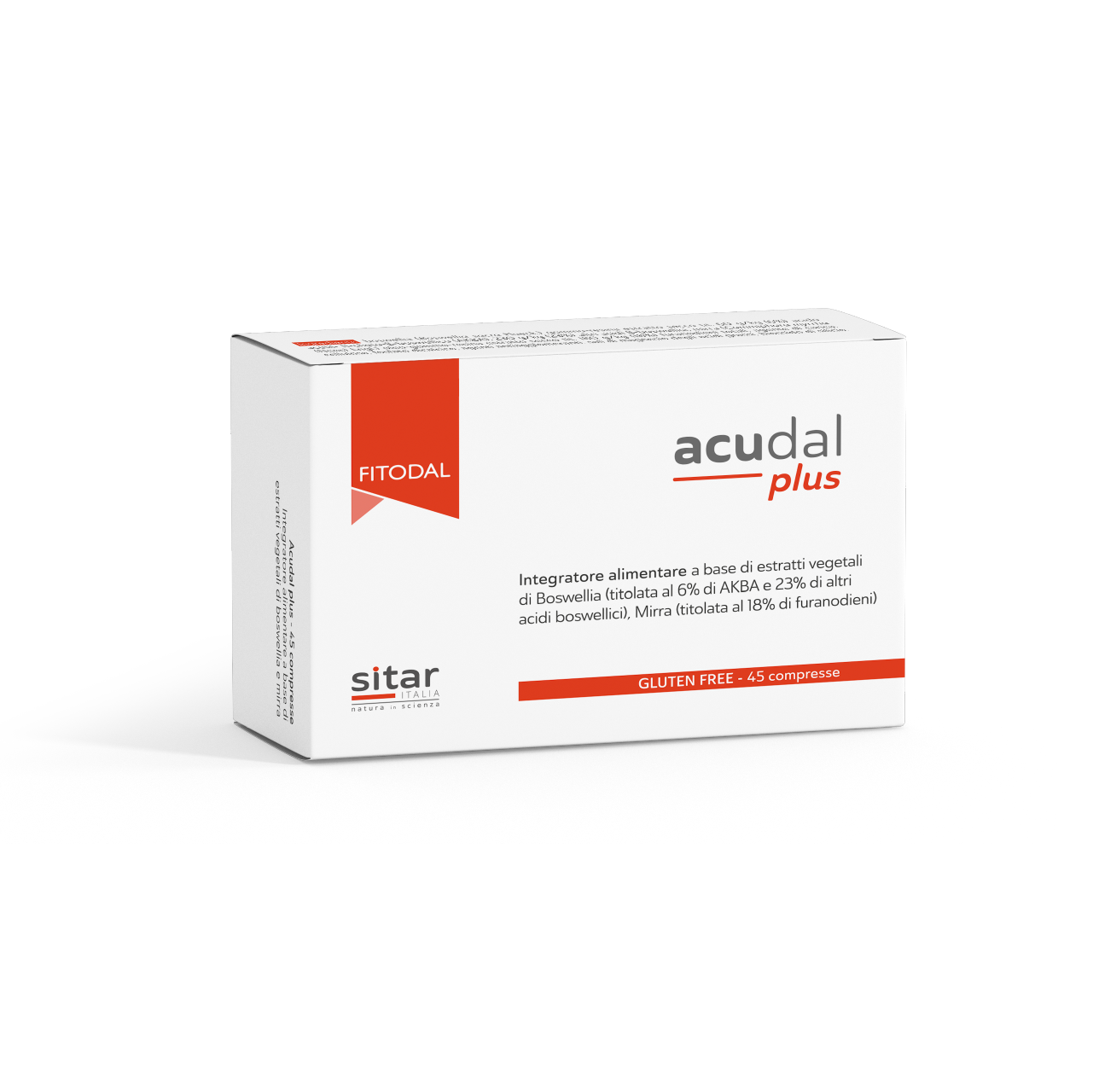Sitar Fitodal Acudal Plus compresse 30 cpr boswellia mirra