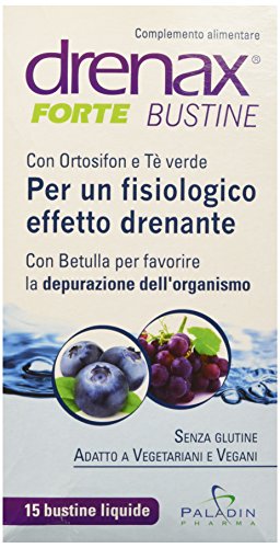 Drenax Forte Mirtillo Uva drenante 15 bustine stick