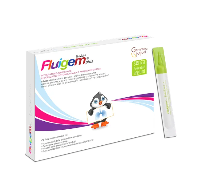 Sitar Fitodal Fluigem Plus Bambini 8 fiale vie respiratorie