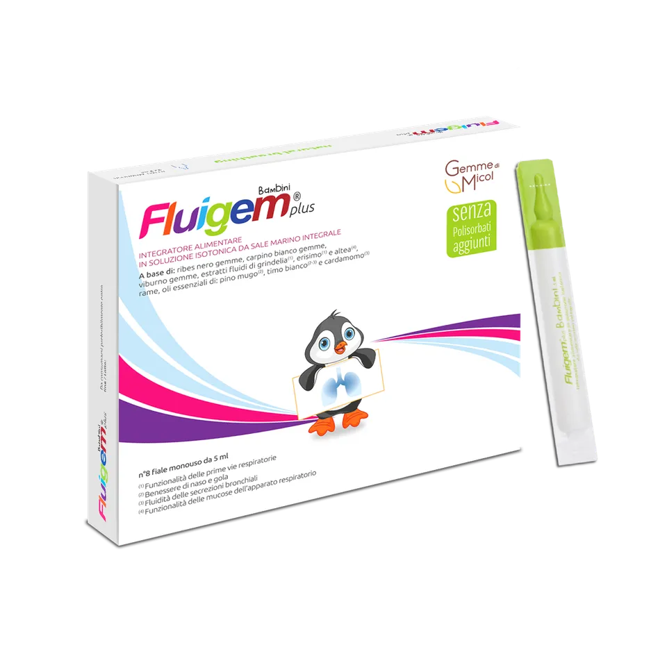 Sitar Fitodal Fluigem Plus Bambini 8 fiale vie respiratorie