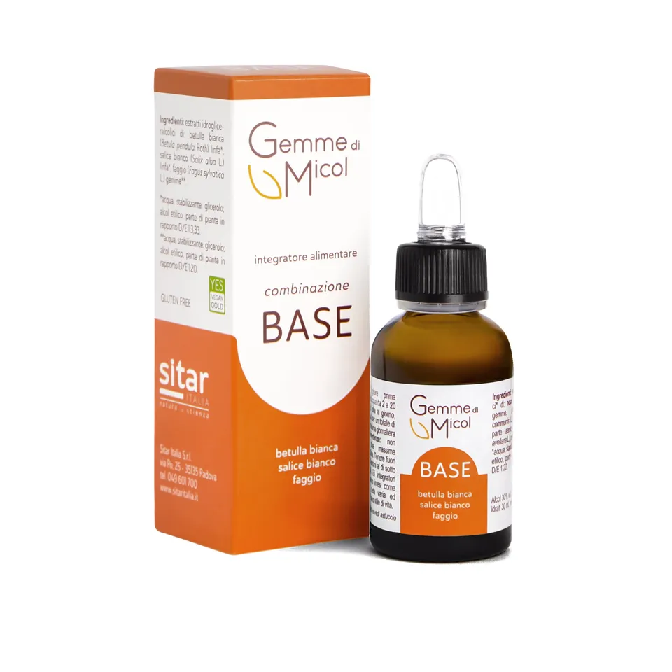 Sitar Gemme di Micol BASE Gemmoderivato 30 ml Depurativo