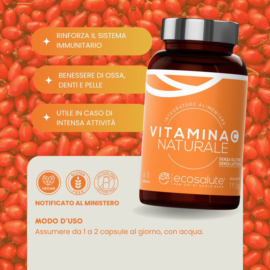 Spazio Ecosalute Vitamina C Naturale capsule 100 capsule