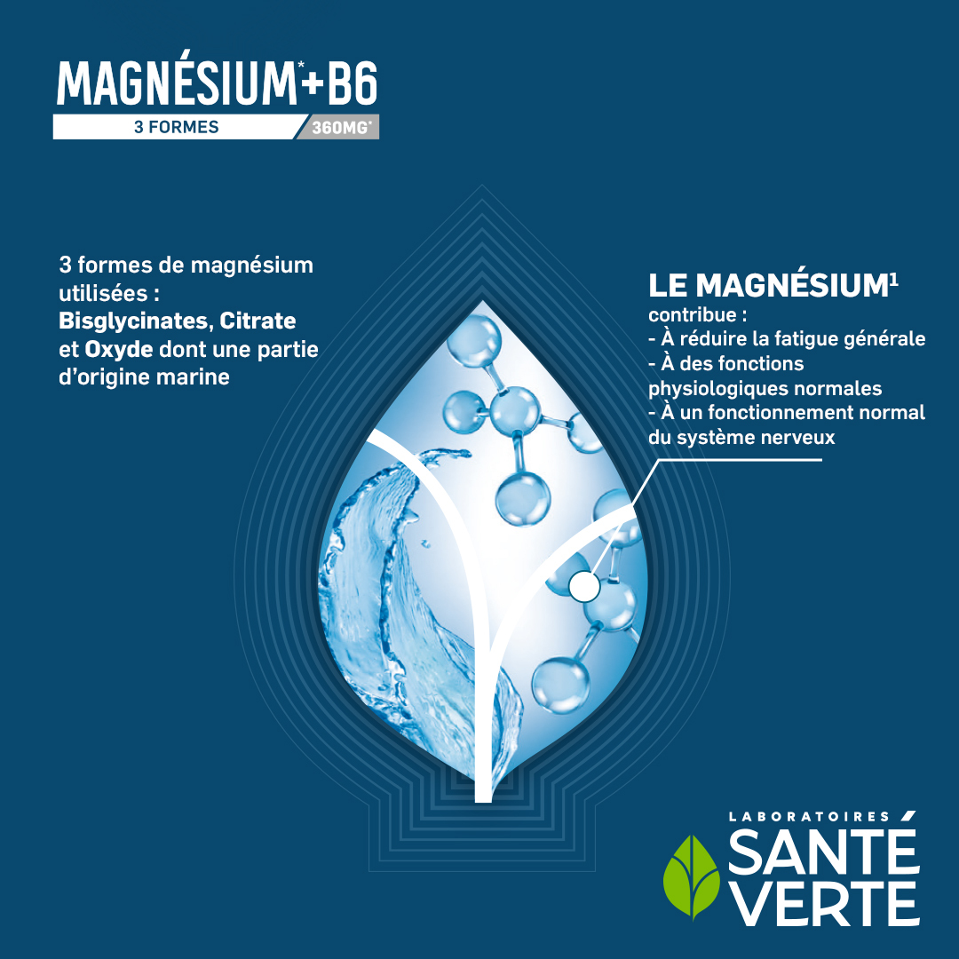 Santé Verte Magnesio + B6 360 mg compresse stanchezza