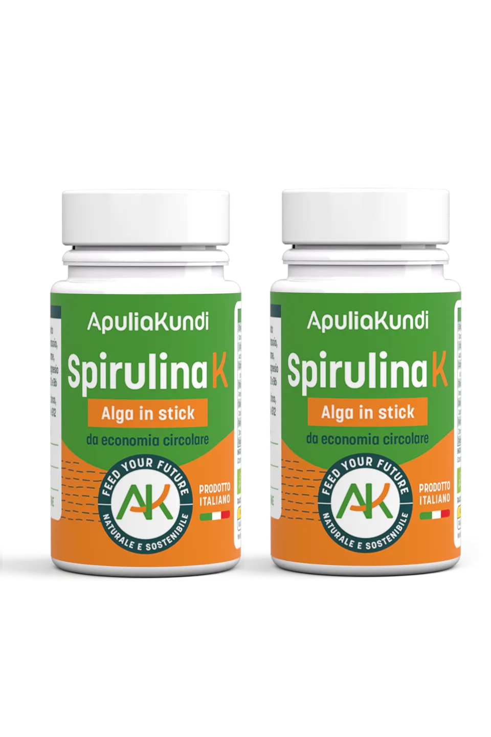 Apuliakundi Spirulina K BIO alga stick 2x40g proteica vegana