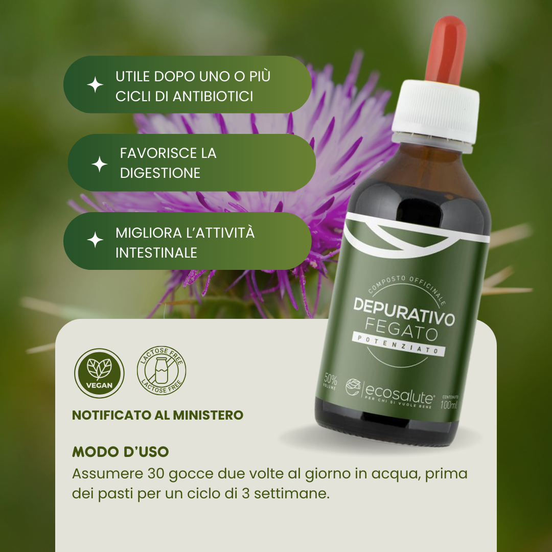 Spazio Ecosalute Depurazione Depurativo Fegato Gocce 100 ml