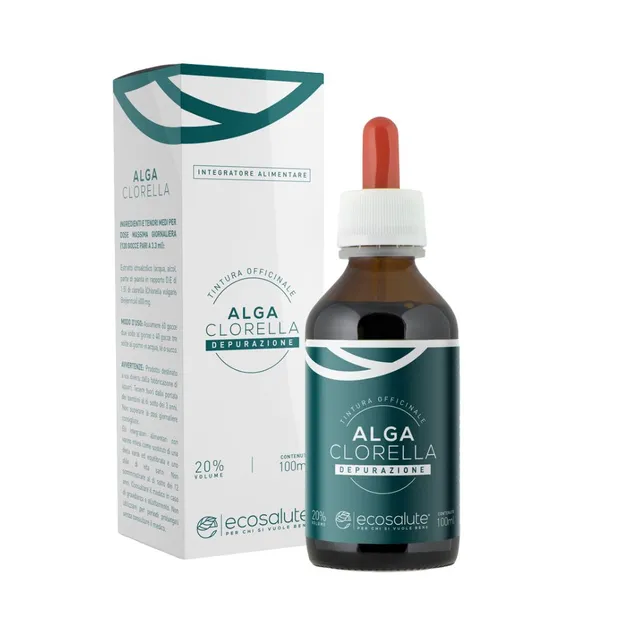 Spazio Ecosalute Alga Clorella Tintura 100 ml gocce depurative