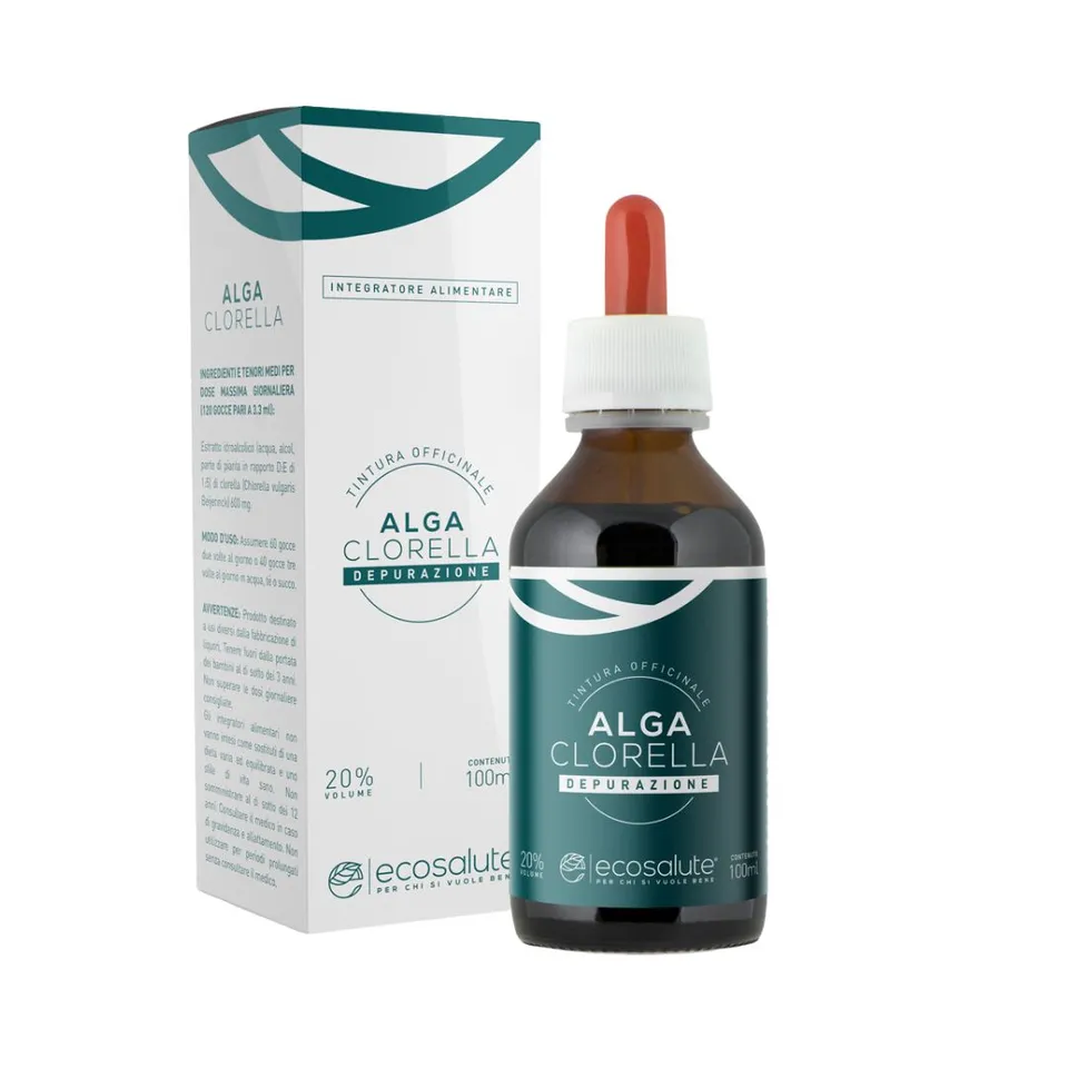 Spazio Ecosalute Alga Clorella Tintura 100 ml gocce depurative