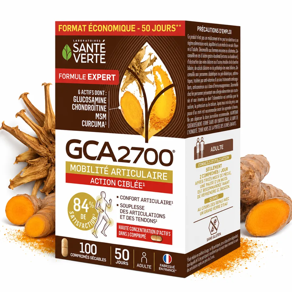 Santé Verte GCA 2700 integratore articolazioni 100 compresse curcuma