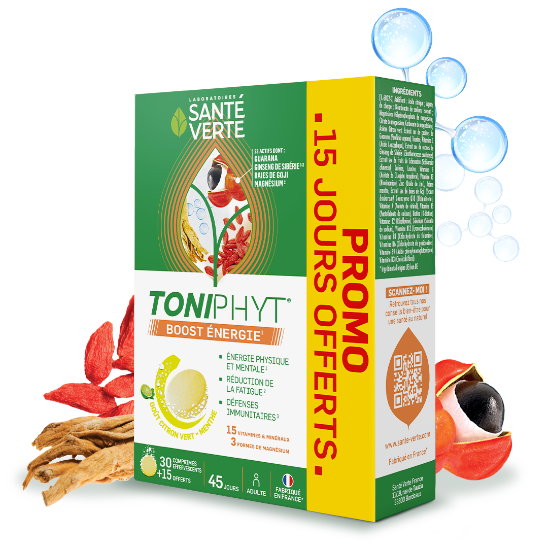 Santé Verte Toniphyt Boost Energia limone menta senza zuccheri