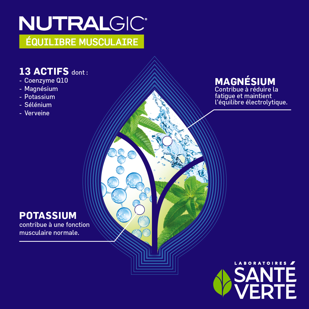 Santé Verte Nutralgic Equilibre Musculaire integratore magnesio