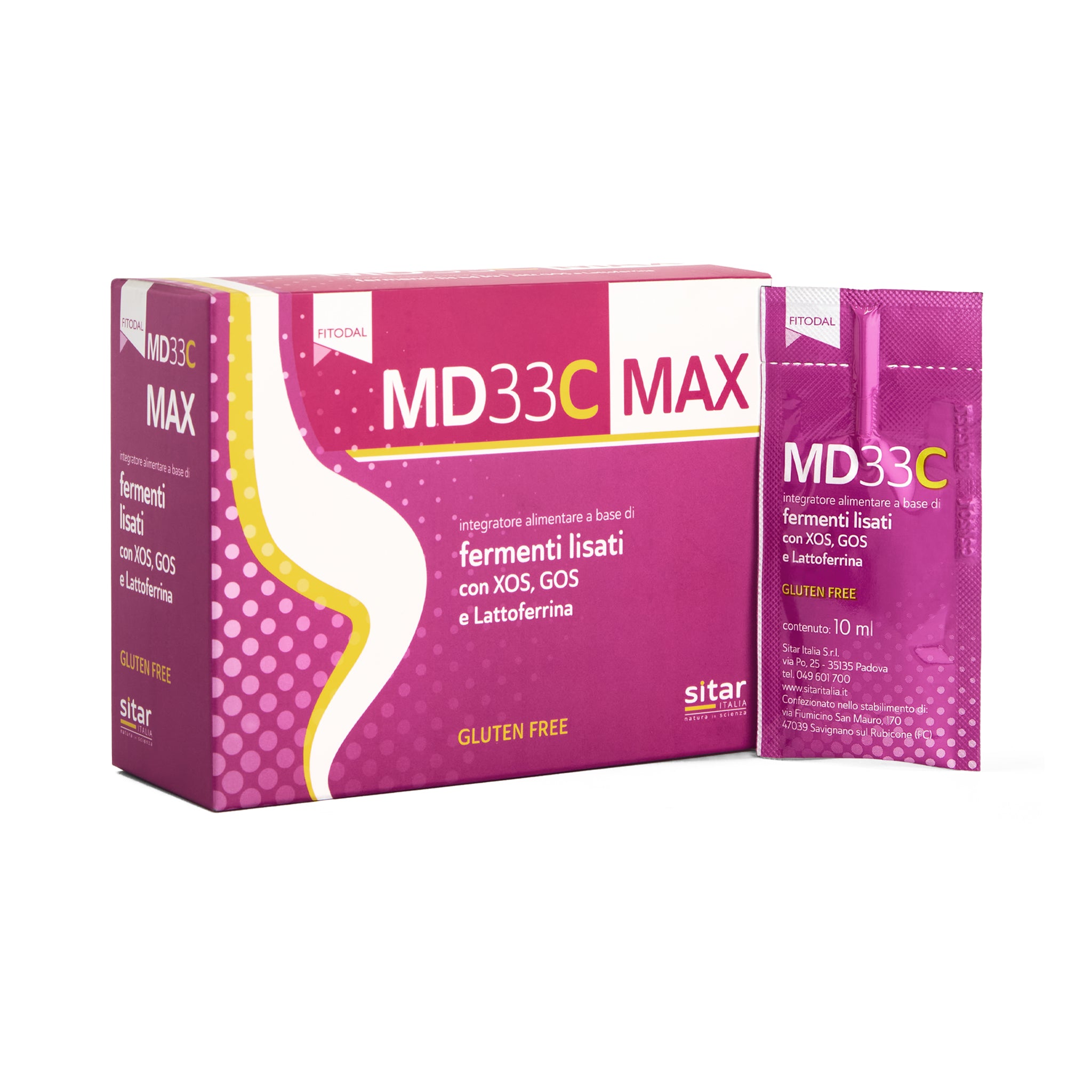 Sitar Fitodal MD33 C MAX fermenti bustine flora intestinale