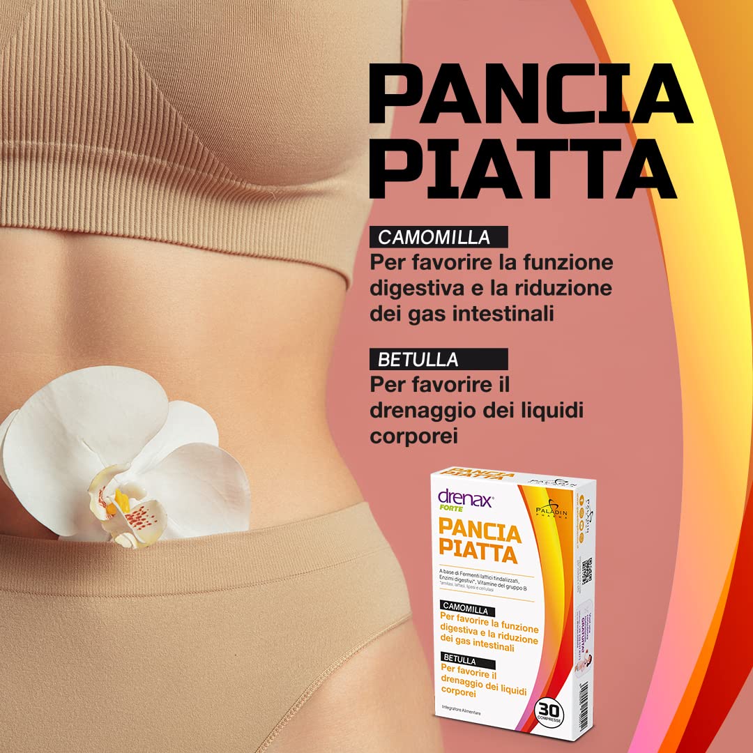 Drenax Forte Pancia Piatta integratore 30 compresse gonfiore