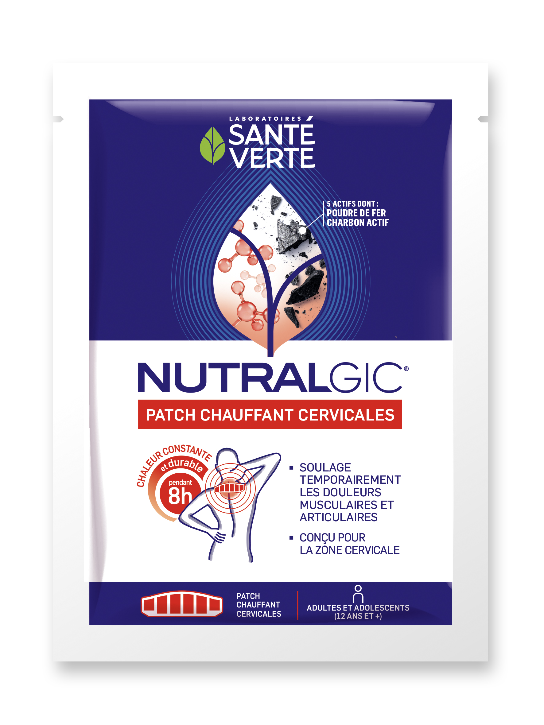 Santé Verte Nutralgic cerotti riscaldanti cervicali 8 ore