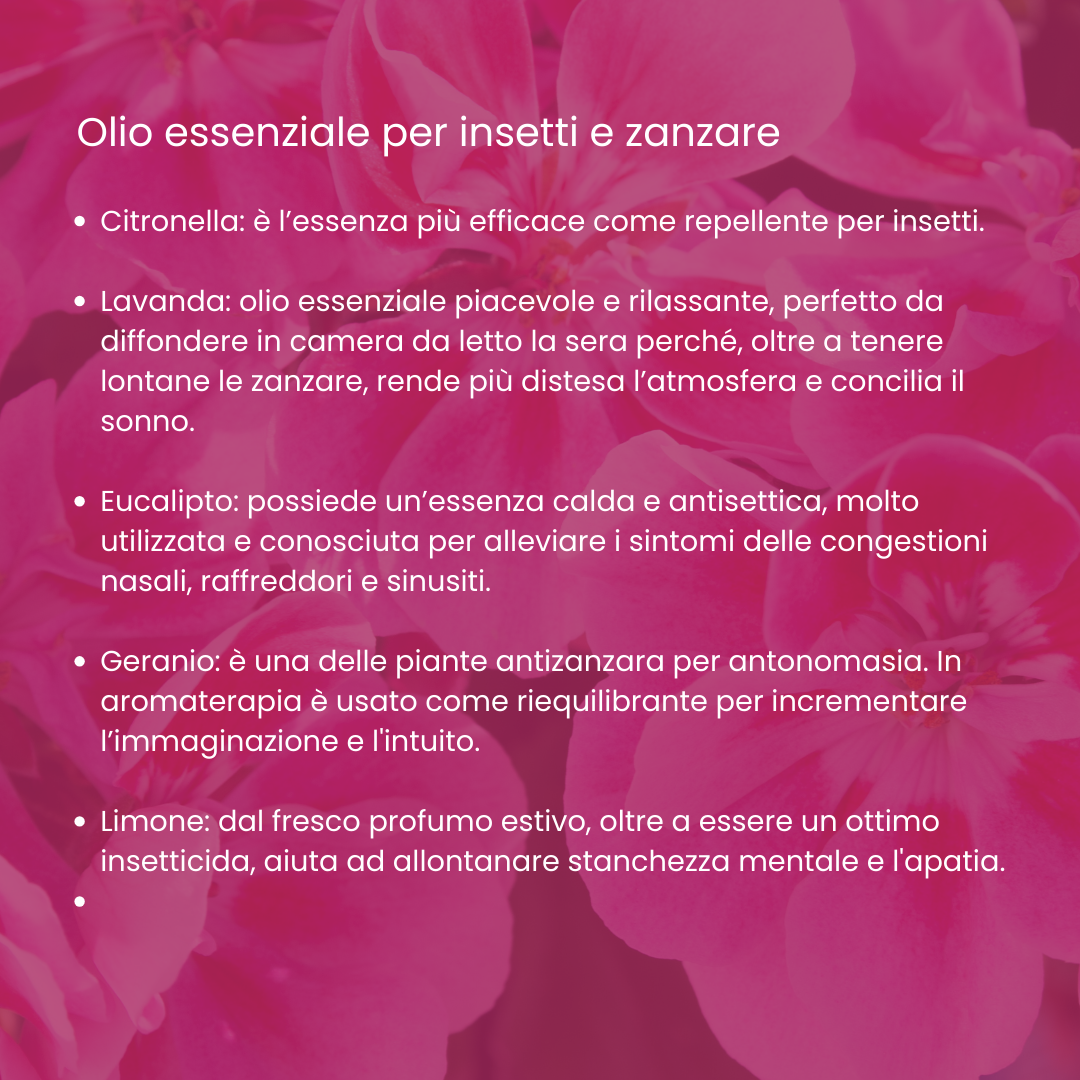 Spazio Ecosalute Fito Mosquito Oli Essenziali Antizanzare 20 ml
