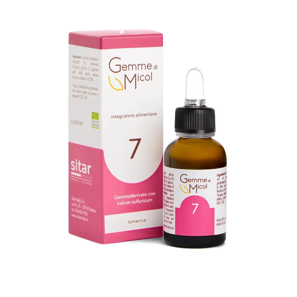 Sitar Gemme di Micol 7 gemmoderivato 30 ml tamerice