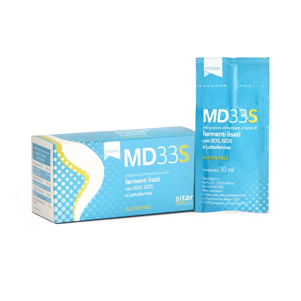 Sitar Fitodal MD33 S integratore flora over 50 6x10 ml