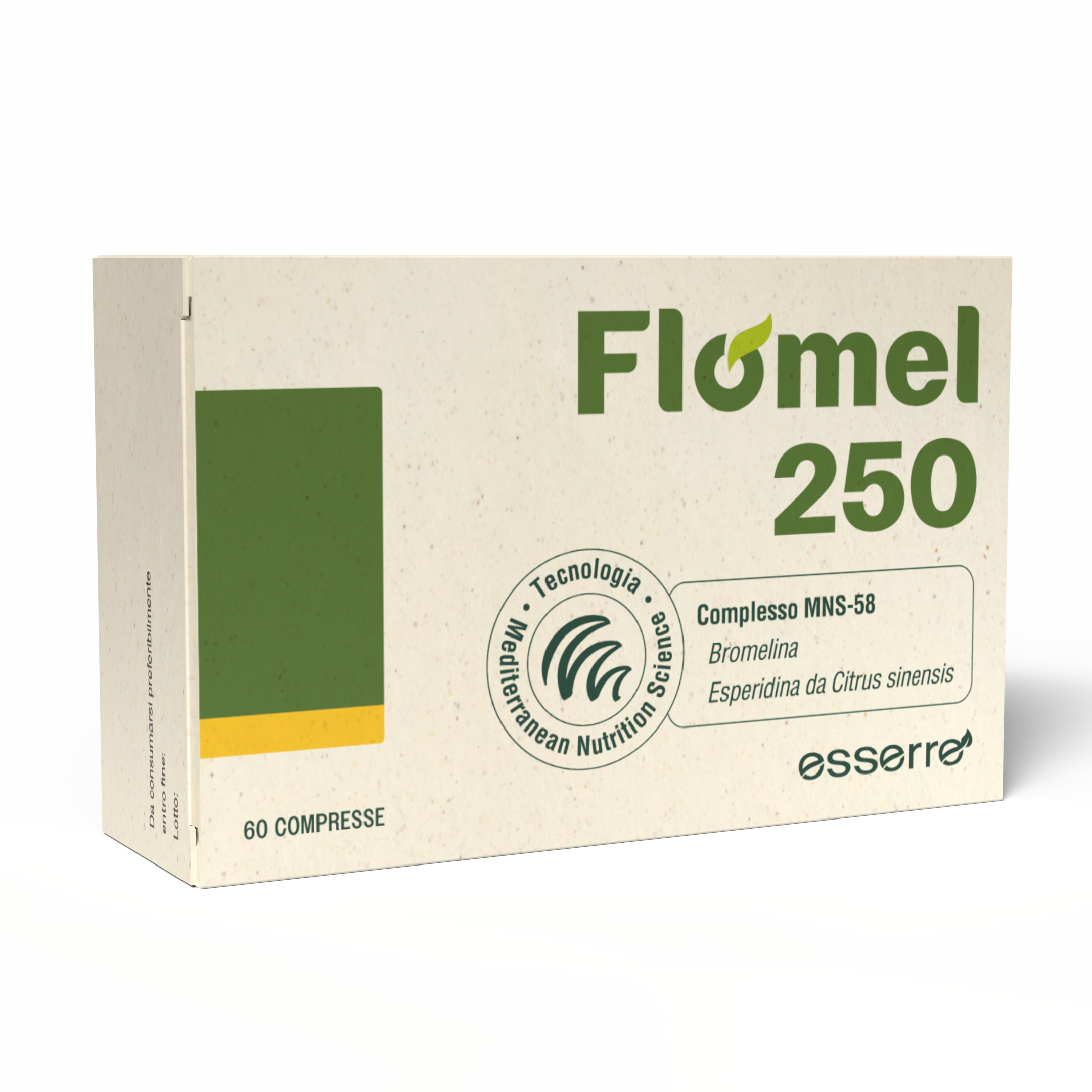 Redulen Flomel 250 60 compresse drenante bromelina