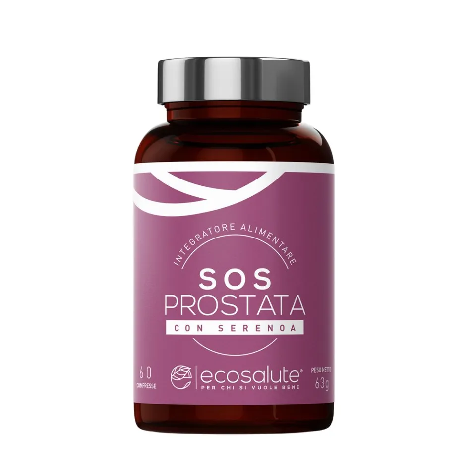 Spazio Ecosalute SOS Prostata integratore 60 compresse serenoa zucca