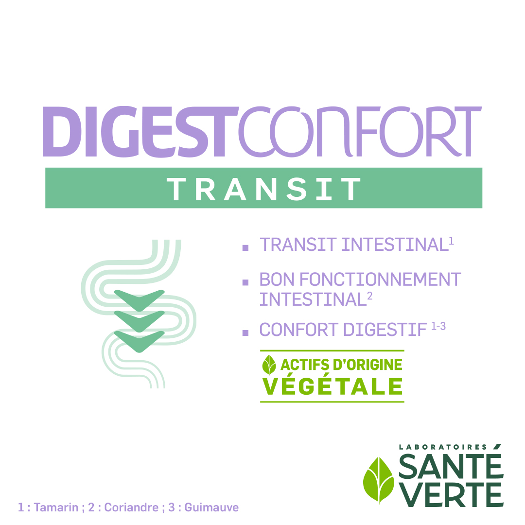 Santé Verte DigestConfort Transit 60 capsule transito