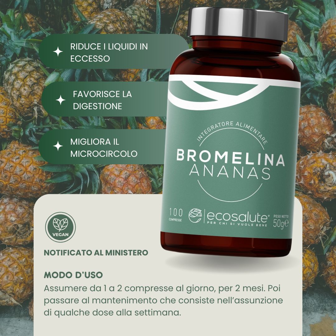 Spazio Ecosalute Drena & Sgonfia pacchetto bromelina+inulina