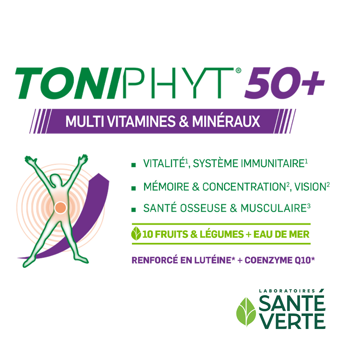 Santé Verte Toniphyt 50+ multivitaminico vitamine minerali