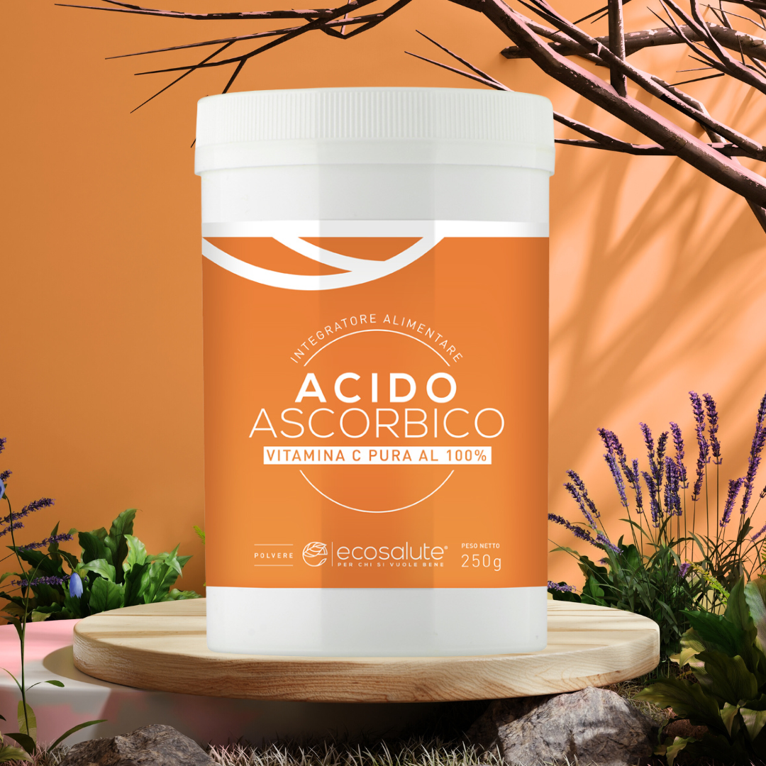Spazio Ecosalute Acido Ascorbico Puro vitamina C polvere 250 g sport