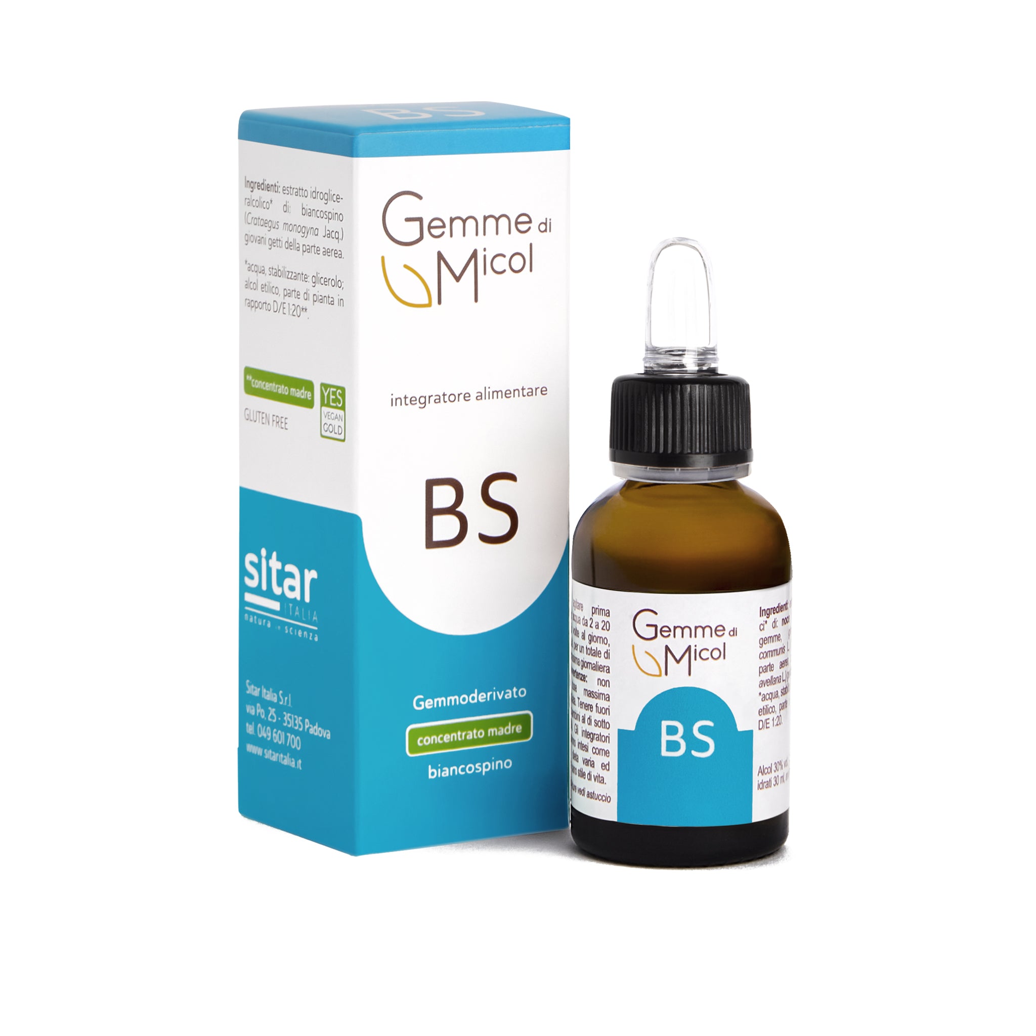 Sitar Gemme di Micol BS Gemmoderivato 30 ml Biancospino