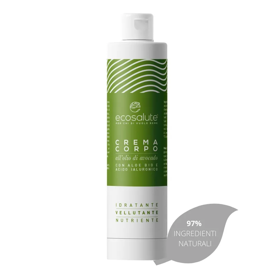 Spazio Ecosalute Crema Corpo Avocado 200 ml idratante acido ialuronico