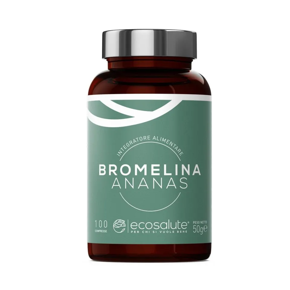 Spazio Ecosalute Bromelina Ananas integratore 100 compresse digestione