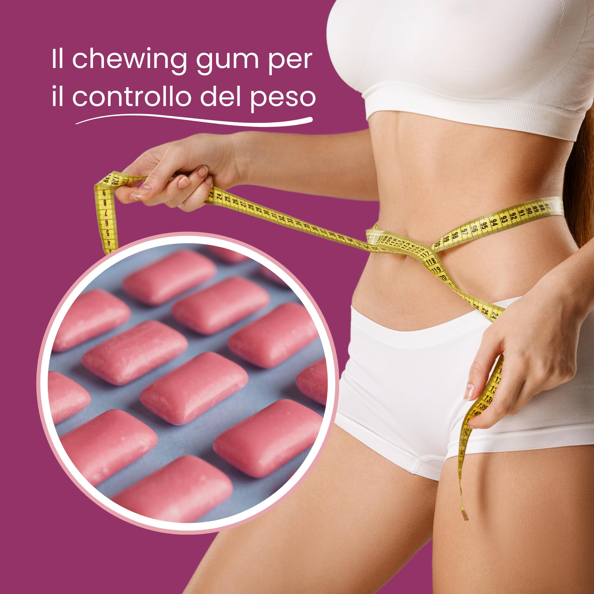 Drenax Forte Slim Gum menta 9 chewing gum metabolismo