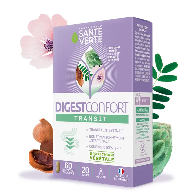Santé Verte DigestConfort Transit 60 capsule transito