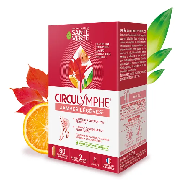 Santé Verte Circulymphe circolazione 60 compresse