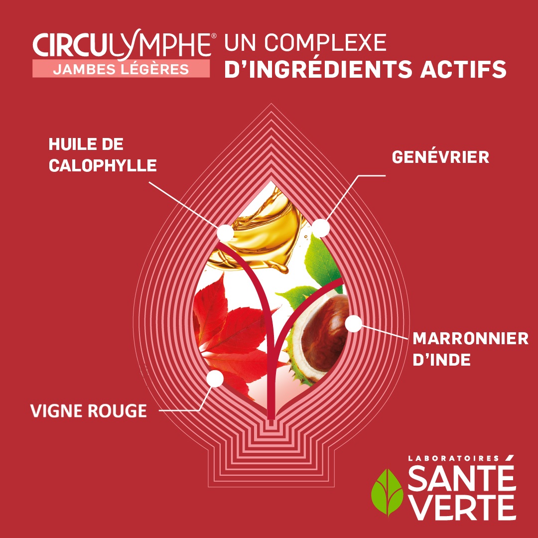 Santé Verte Circulymphe olio bifasico gambe leggere idratante
