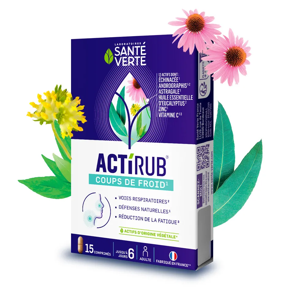 Sante Verte Actirub Comprimés integratore compresse vie respiratorie