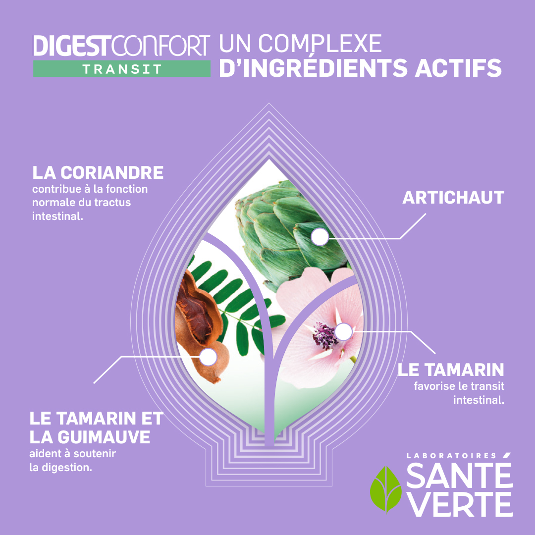 Santé Verte DigestConfort Transit 60 capsule transito