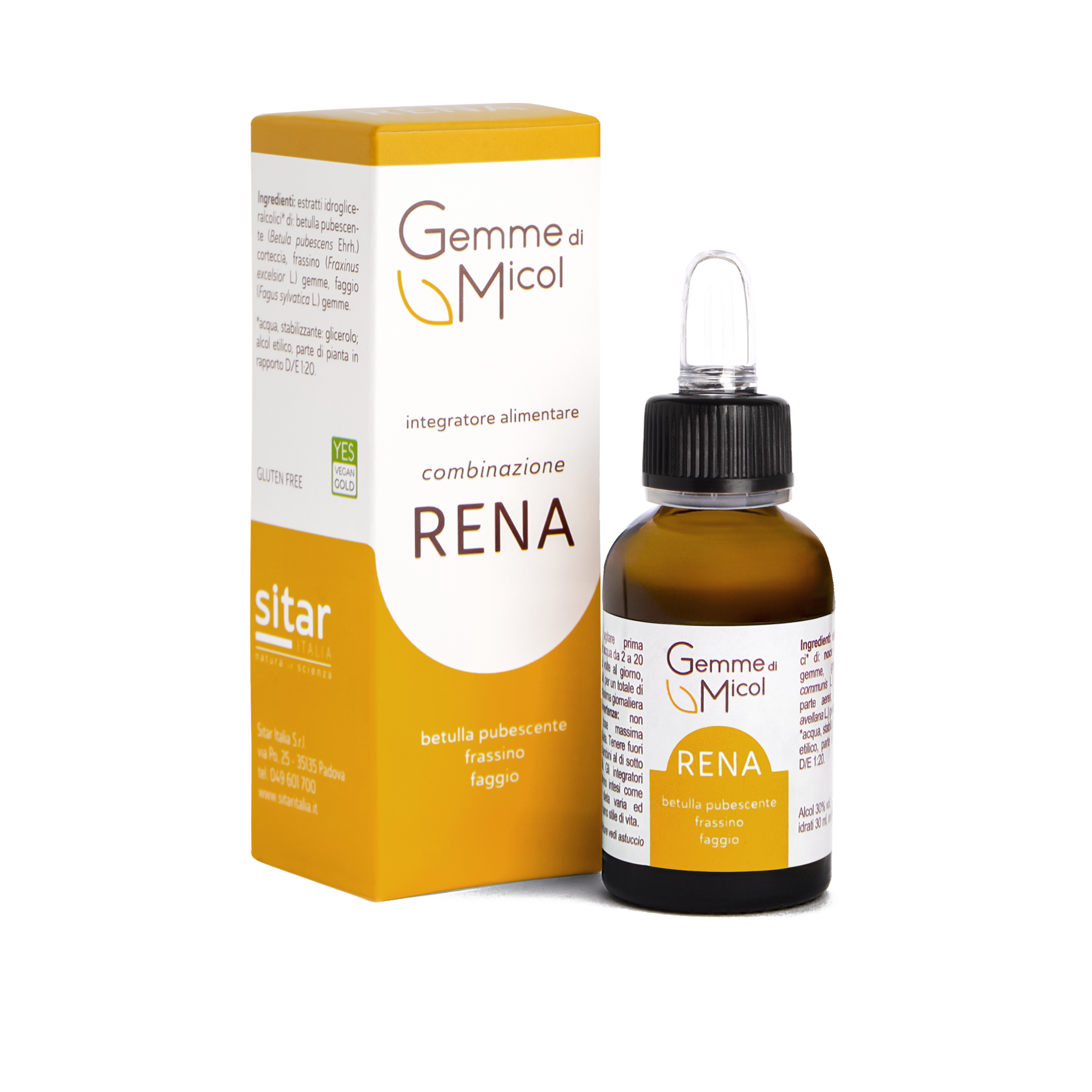Sitar Gemme di Micol RENA gocce 30 ml drenaggio