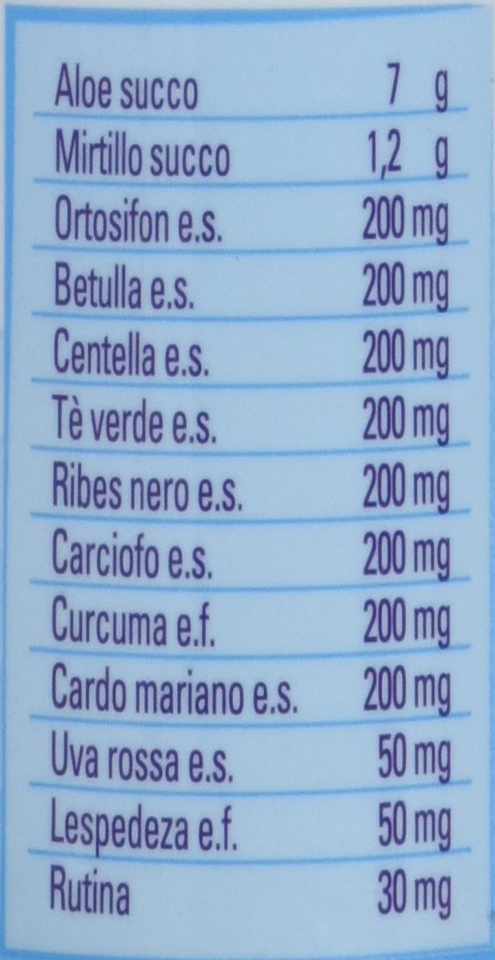 Drenax Forte Mirtillo Uva drenante 300 ml ritenzione