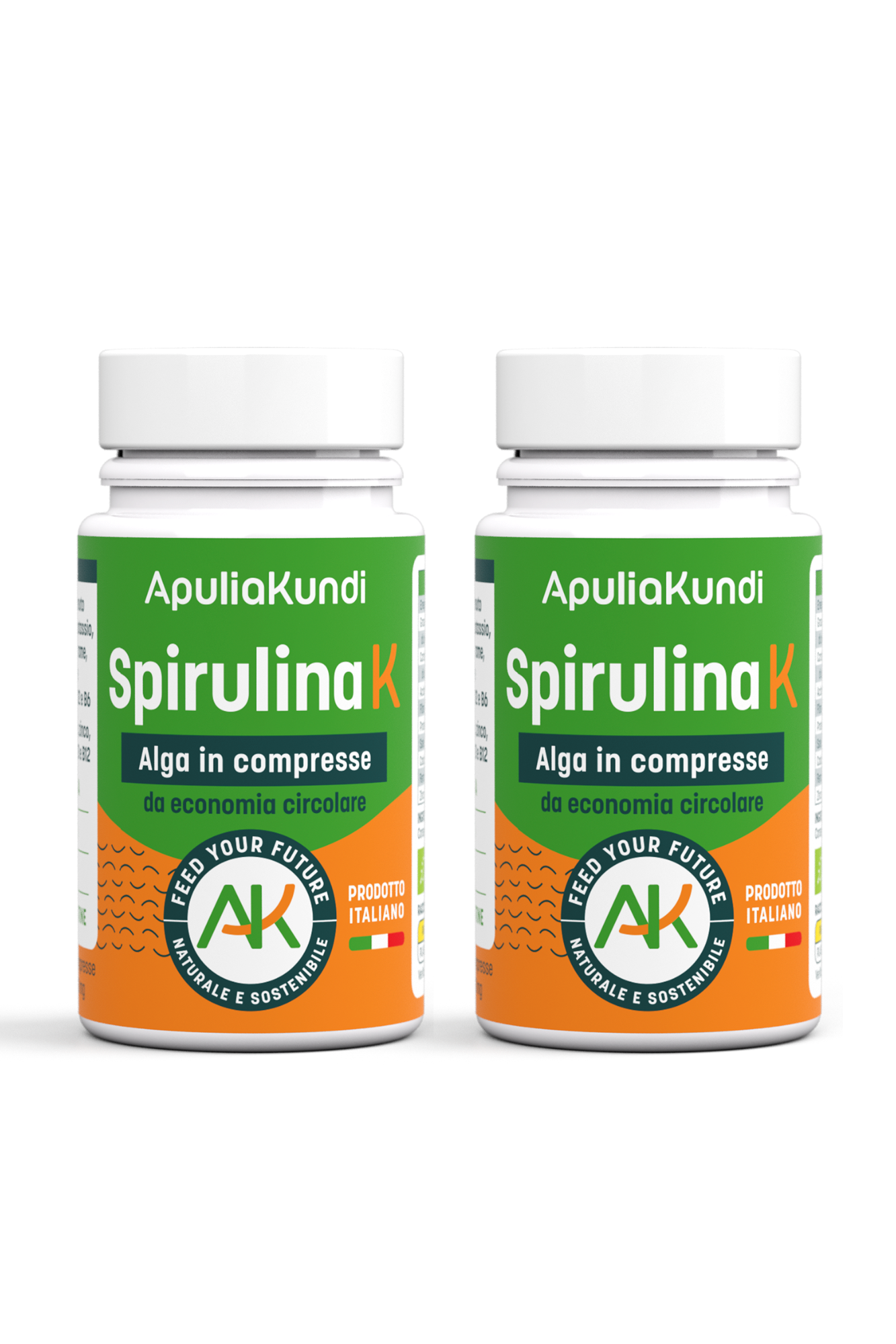 Apuliakundi Spirulina K BIO compresse 40g x 2 proteine
