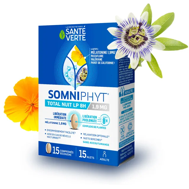 Sante Verte Somniphyt Total Nuit LP 1,9 mg integratore sonno notte