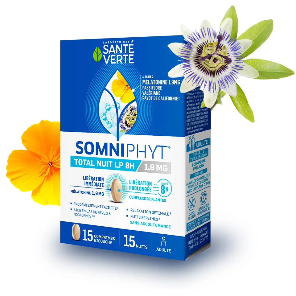 Sante Verte Somniphyt Total Nuit LP 1,9 mg integratore sonno notte
