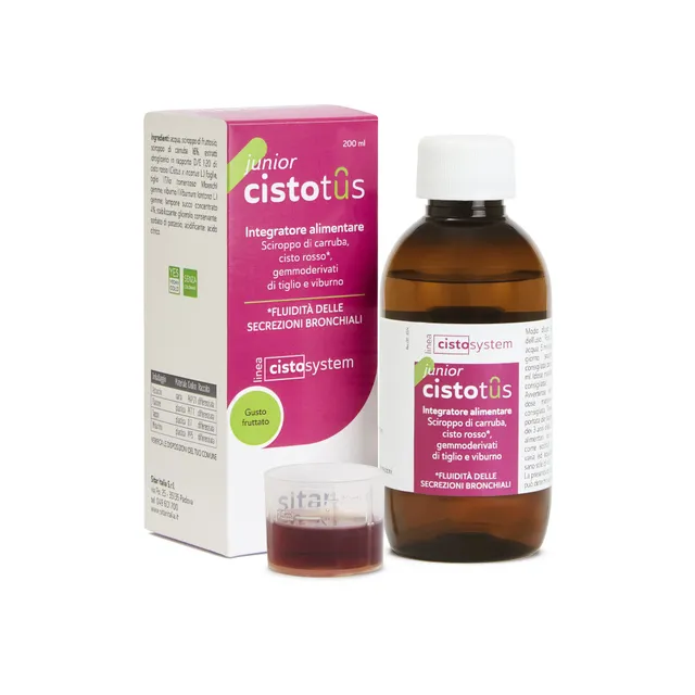 Sitar Cistosystem Cistotus Junior sciroppo 200 ml bimbi