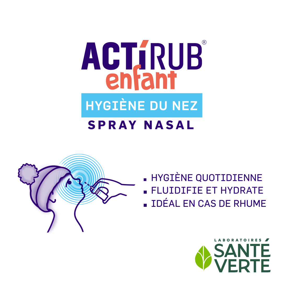 Santé Verte Actirub Spray Nasale Bambini raffreddore 100% naturale